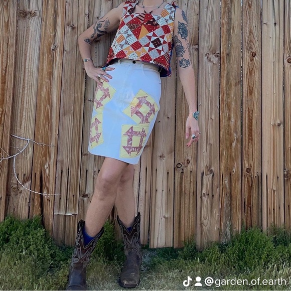 Handmade reversible western top - Picture 11 of 11